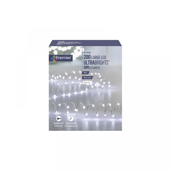 Premier 200 Multi Action Ultrabrights With Timer White