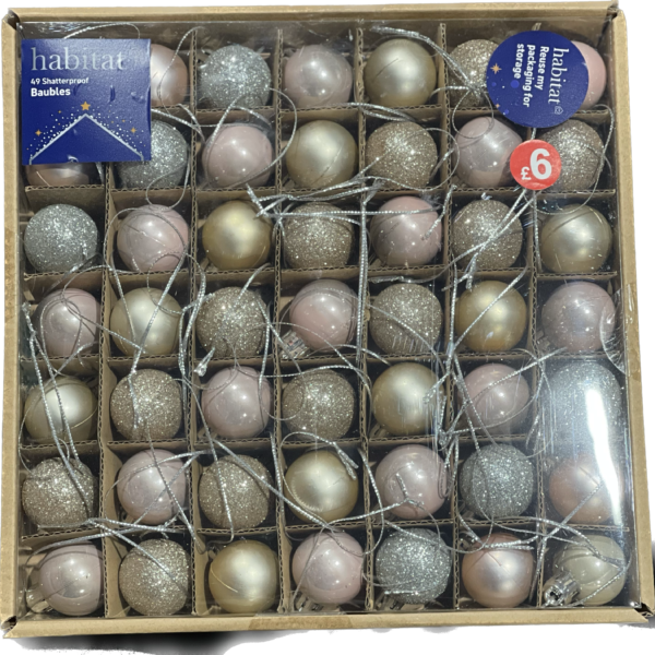 49 Assorted Mini Baubles